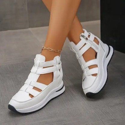 🔥Last Day 75% OFF - Side Zipper Comfortable Lightweight Wedge Sandals