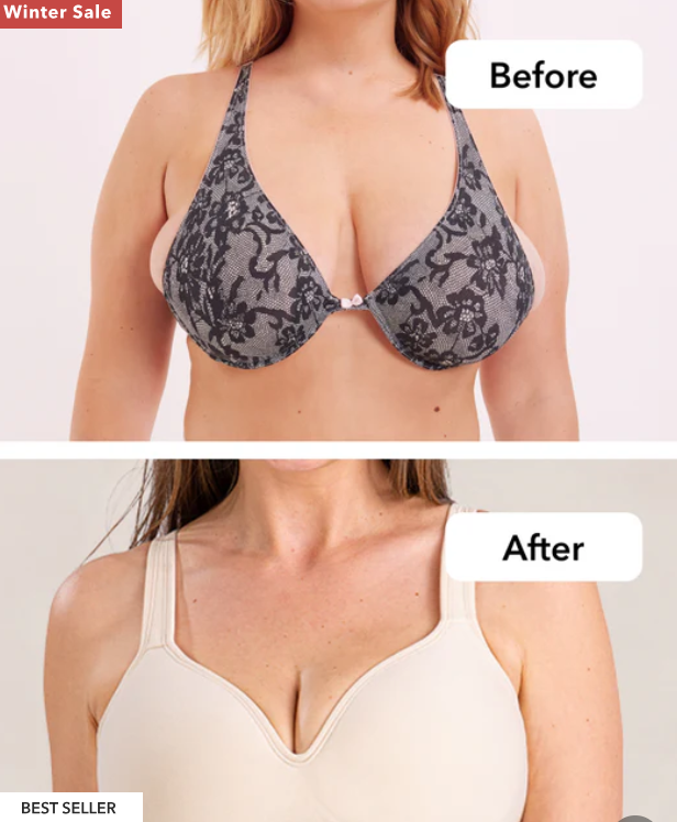 Shapermint Essentials Sweetheart Wireless Contour Bra