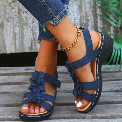 Women's Leather Arch Support Sandals for All-Day Comfort