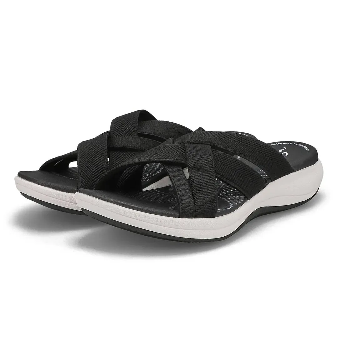 CMF Women Orthopedic Slippers Open Toe Cross Strap Breathable Arch Support Summer Beach Trendy Footwear