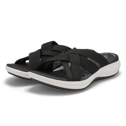 CMF Women Orthopedic Slippers Open Toe Cross Strap Breathable Arch Support Summer Beach Trendy Footwear