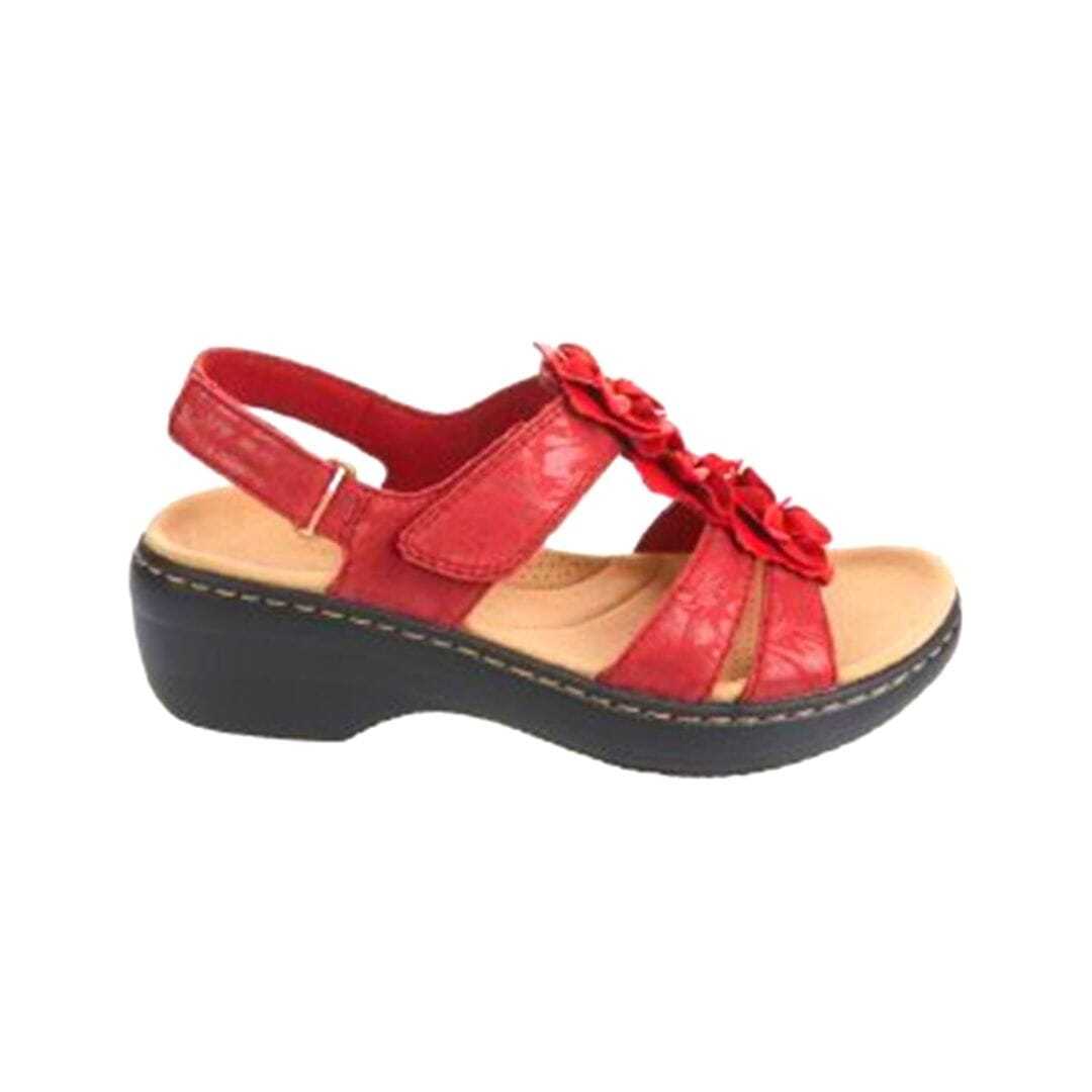 Women's Leather Arch Support Sandals for All-Day Comfort