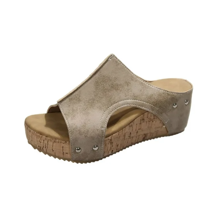 70%Off--Sandals Wedge Heel Women's Summer Comfortable Summer Shoes Traditional Shoes Trainers Barefoot Women's Sandals Wide Feet Elegant Dirndl Shoes