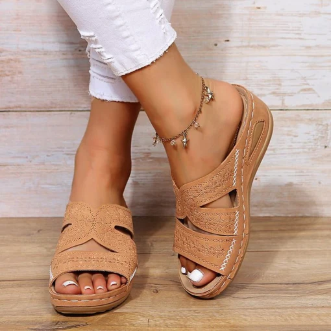 Arch Support Wide Toe Box Open Toe Sandals