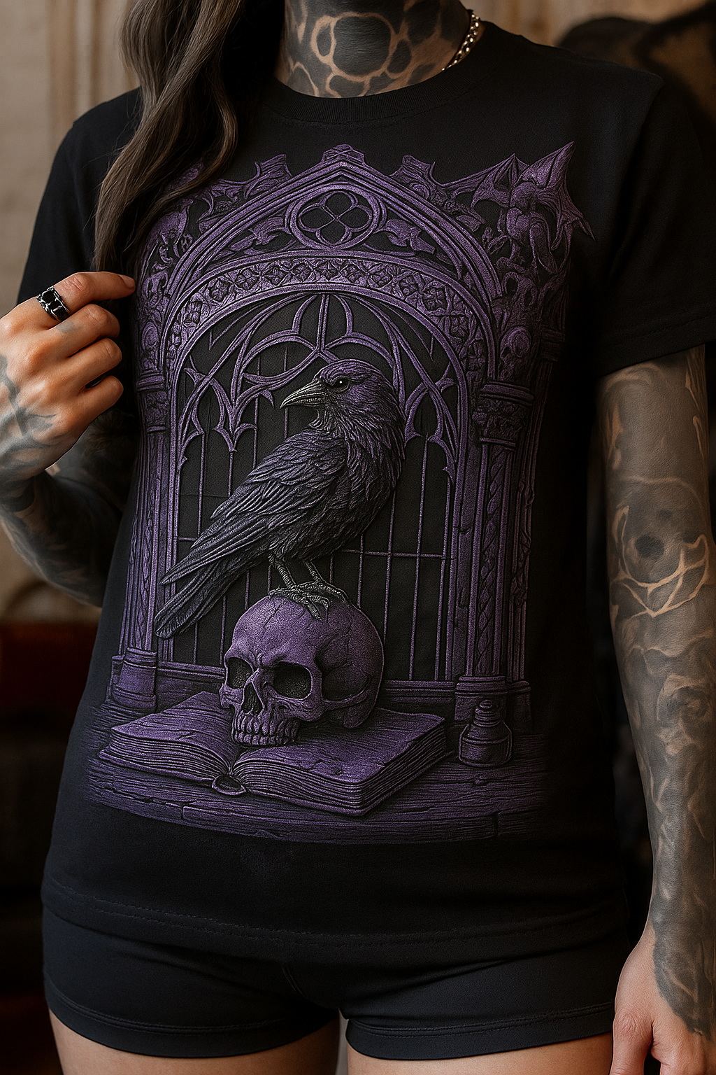 Quoth the Raven Sleeves [PURPLE]