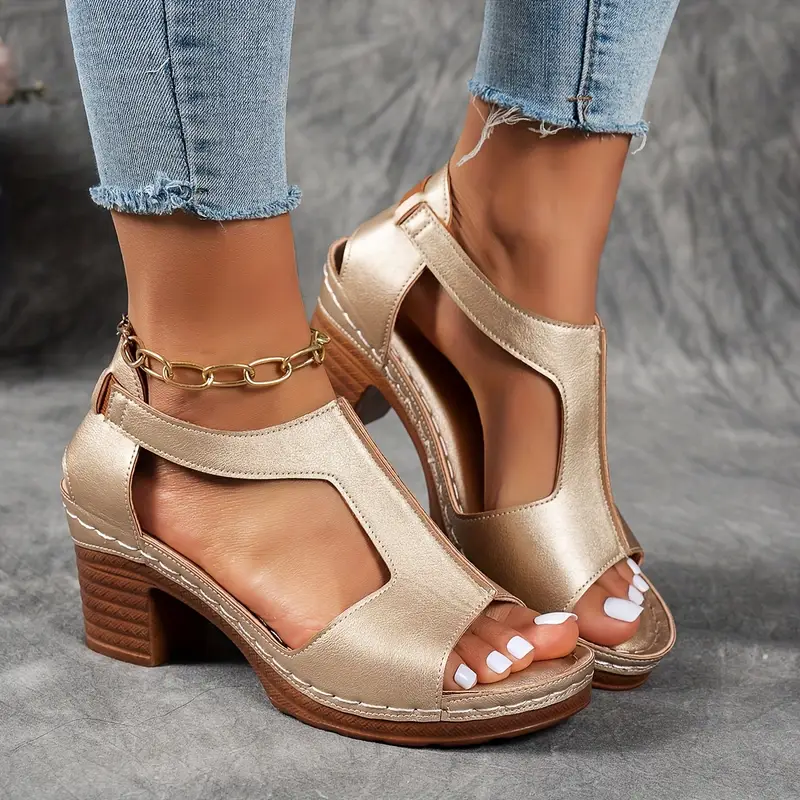 The Everything Sandal: Elegant Arch-Support Block Heels