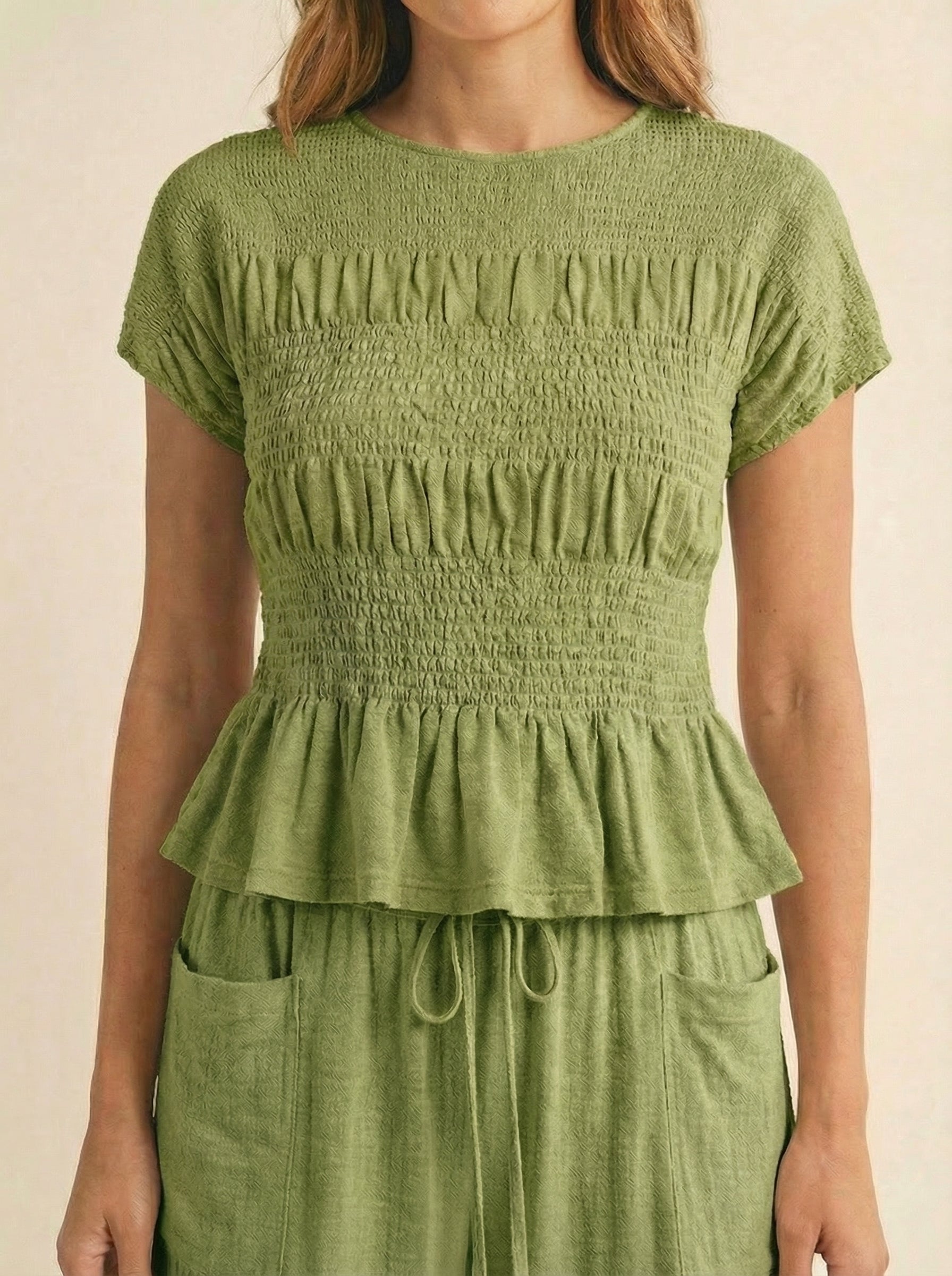Jardin Linen Blend Two-Piece Set – Relaxed Chic Matching Outfit