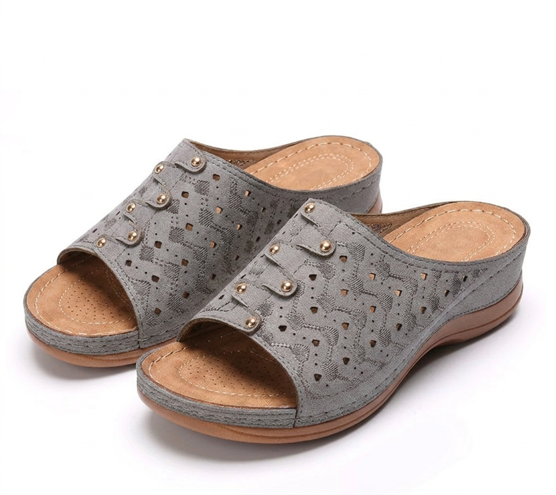 Women's Soft Comfort Sandals with Arch Support for Walking