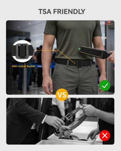 Tactical Belt Men – Nylon EDC Belt for Military