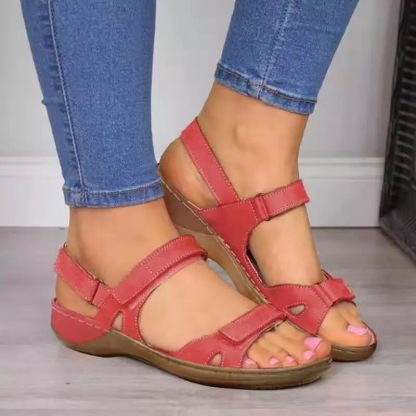 Women Adjustable Casual Daily Summer Beach Wedge Sandals