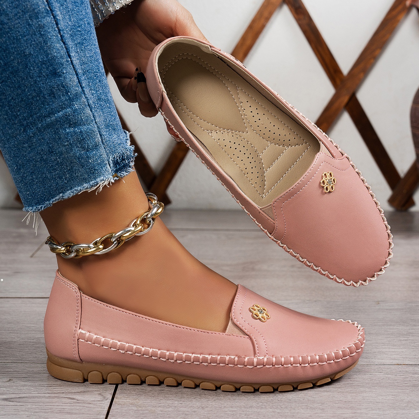 🔥Best Seller-Last Day Sale 60% OFF🔥 Orthopedic leather shoes, Lightweight, Anti-Slip, Breathable for Women