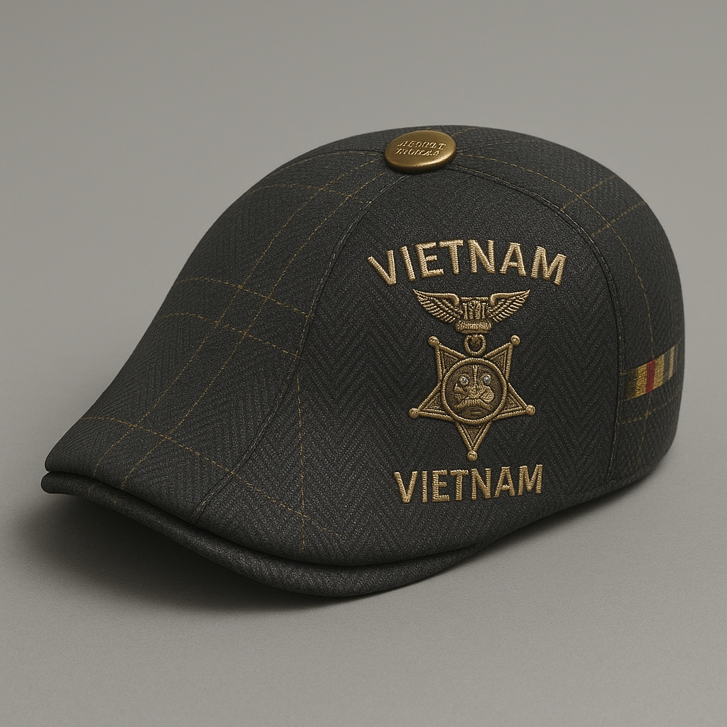Black & Gold Veteran Heritage Cap