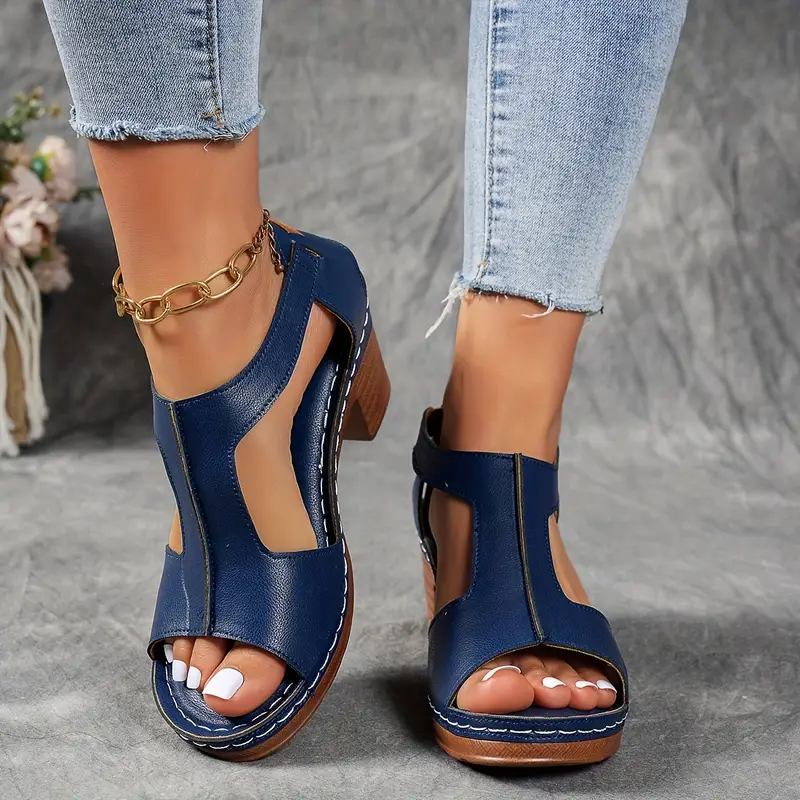 The Everything Sandal: Elegant Arch-Support Block Heels