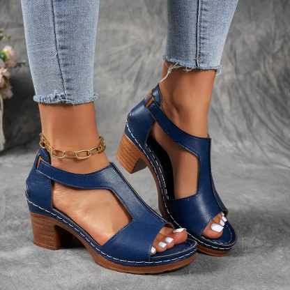 The Everything Sandal: Elegant Arch-Support Block Heels