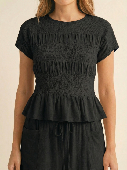 Jardin Linen Blend Two-Piece Set – Relaxed Chic Matching Outfit