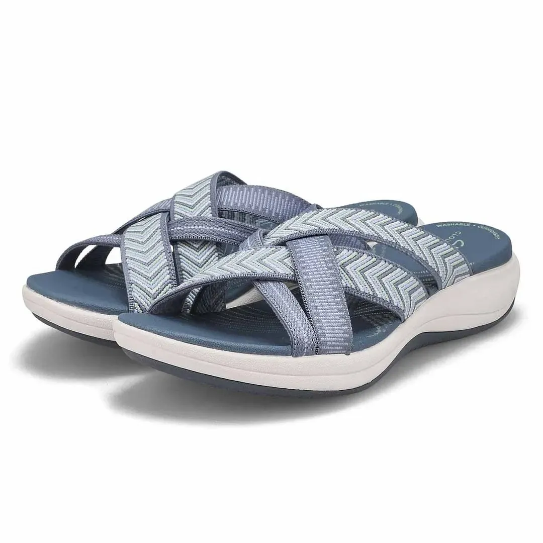 CMF Women Orthopedic Slippers Open Toe Cross Strap Breathable Arch Support Summer Beach Trendy Footwear