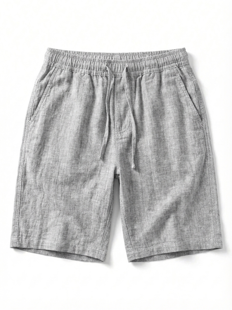 Men's Casual Linen Blend Summer Shorts