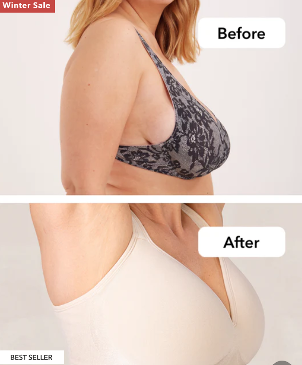 Shapermint Essentials Sweetheart Wireless Contour Bra