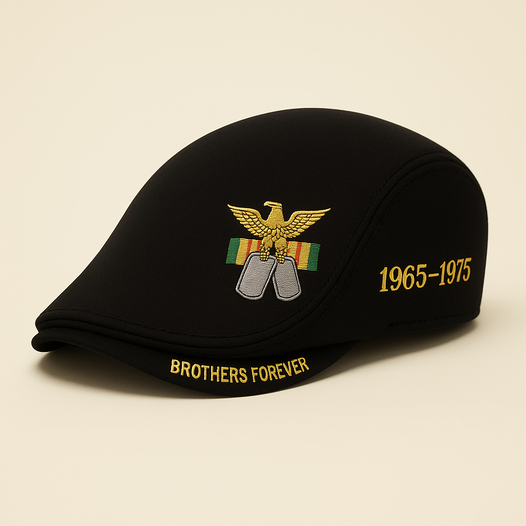 Vietnam War Veteran Hat – Eagle & Dog Tag Edition