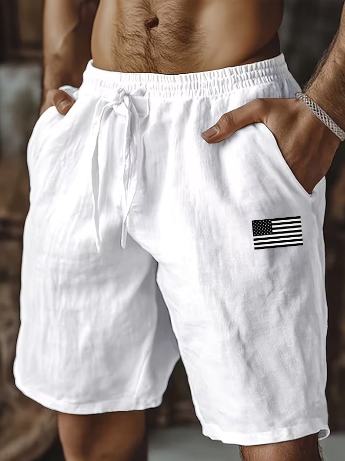 Men's Vintage-Style Simple & Comfortable Stretch Shorts