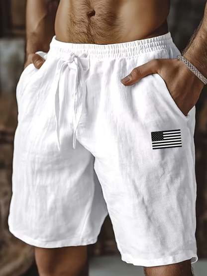 Men's Vintage-Style Simple & Comfortable Stretch Shorts