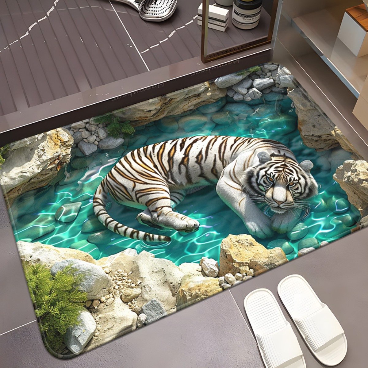 🔥Last Day 75% OFF - 😮Visual Illusion Endless Abyss Pattern HD Printed Non-Slip Doormat👀⭐