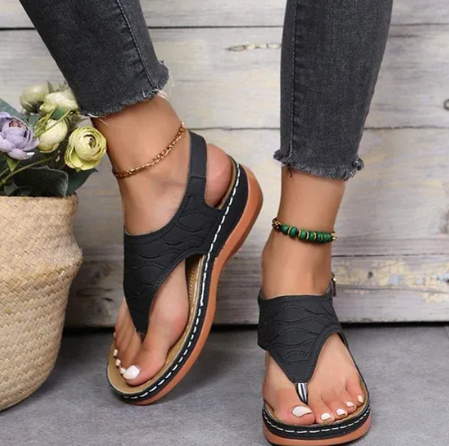 Womens Orthopedic Sandals Foot Pain Relief Comfortable Open Toe Summer Footwear