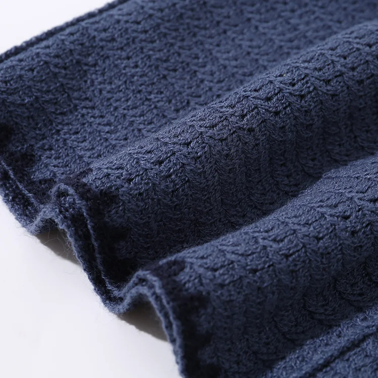 Navy Crochet Vest - FM0102000122