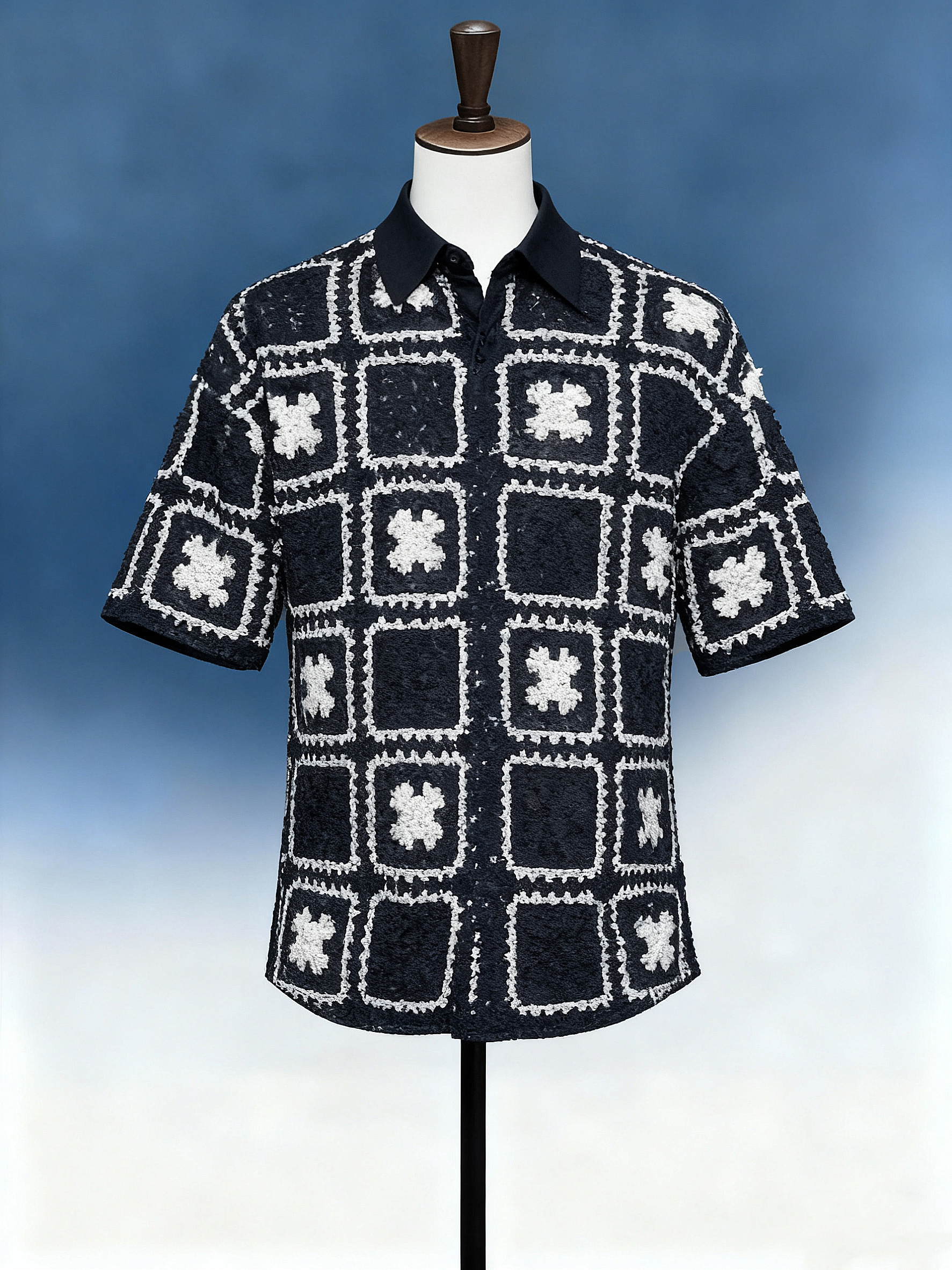 Men's Mesh-Knit Sweater - FM0101000051