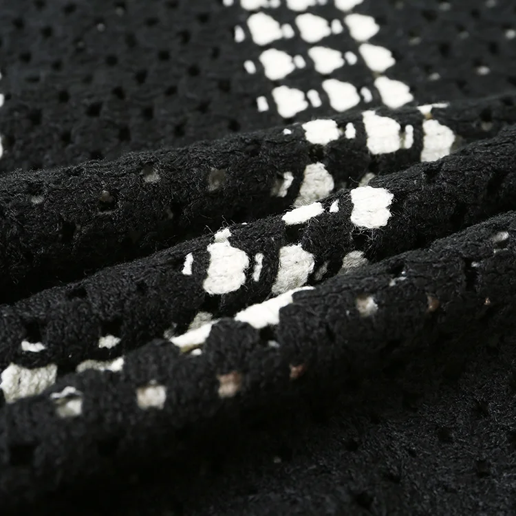 Men's Striped Crochet Polo - FM0101000019