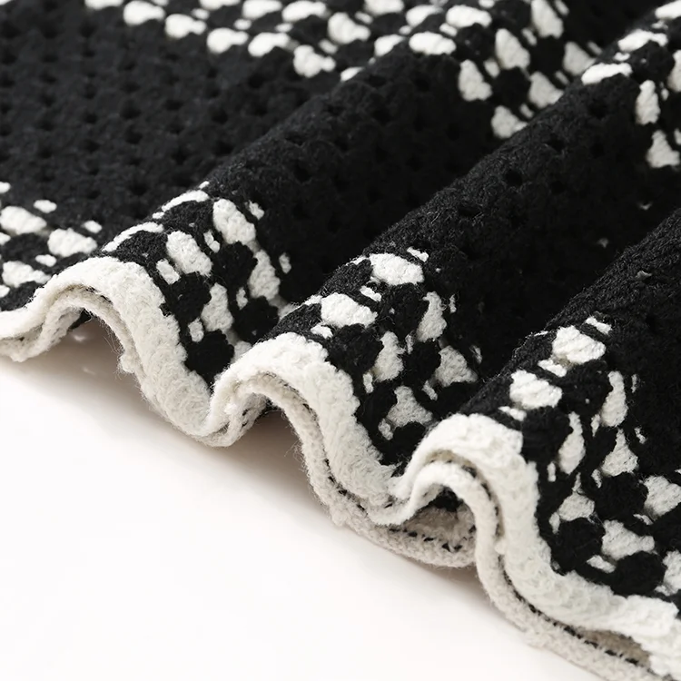 Men's Striped Crochet Polo - FM0101000019