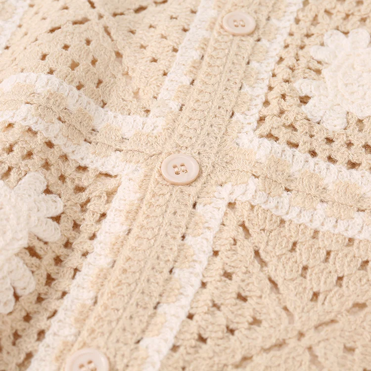 Men's Striped Crochet Sweater - FM0101000021