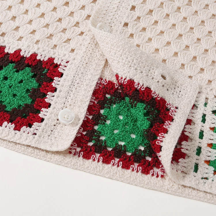 Men's Zig-Zag Crochet Polo - FM0101000027