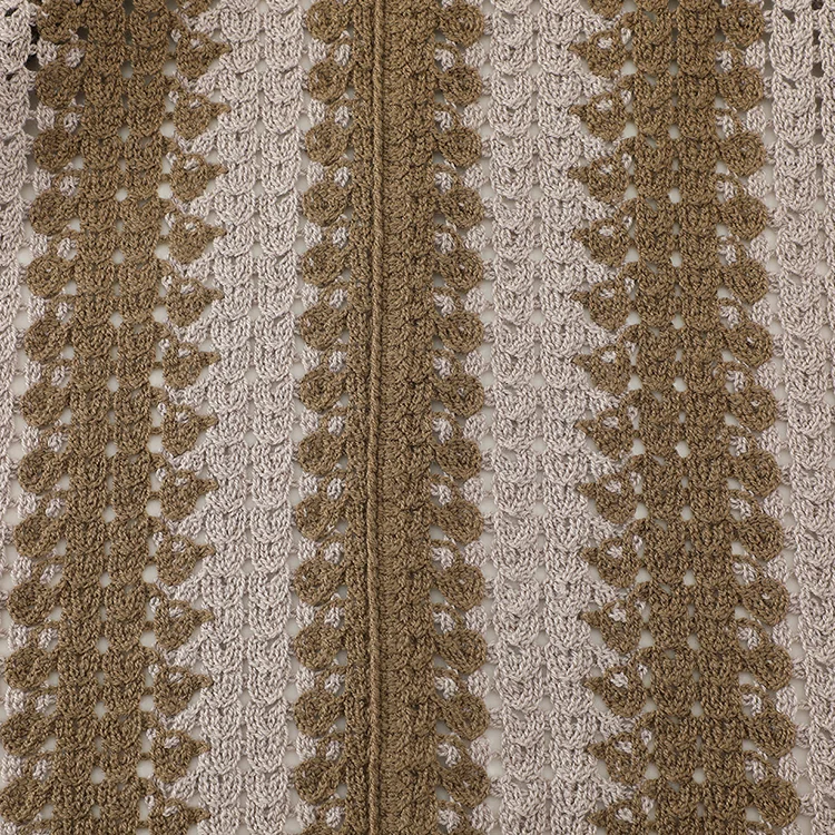 Men's Color Block Crochet Polo - FM0101000047