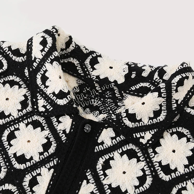 Men's Striped Crochet Polo - FM0101000050