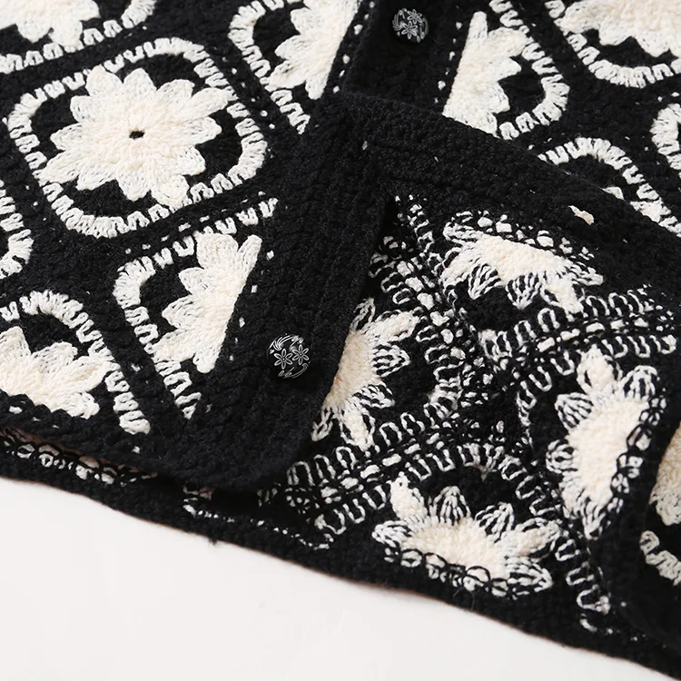 Men's Striped Crochet Polo - FM0101000050