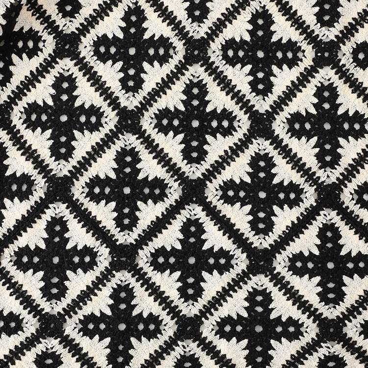 Men's Geometric Graphic Crochet Shirt - FM0101000052