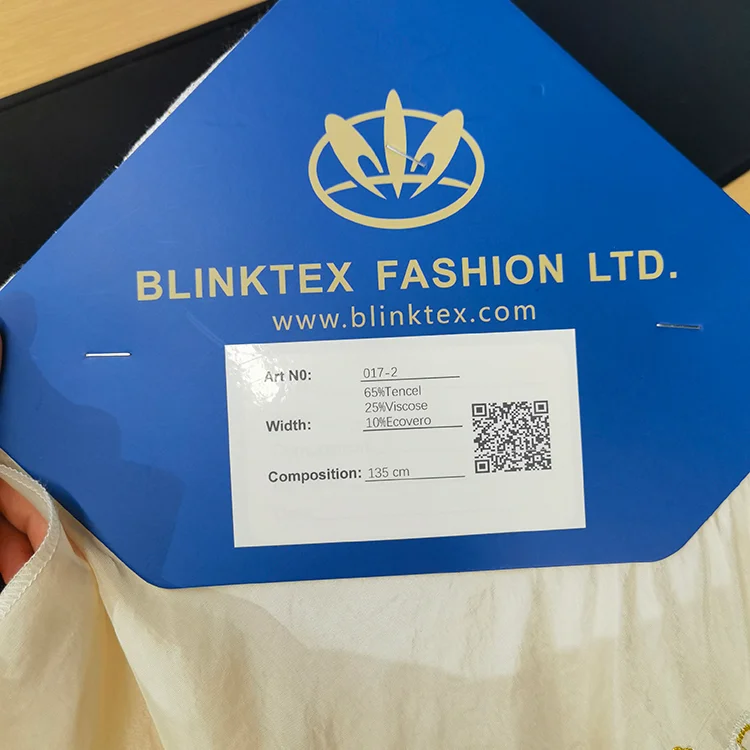 Royal Monogram Embroidery Fabric (65% Tencel) - 017-2