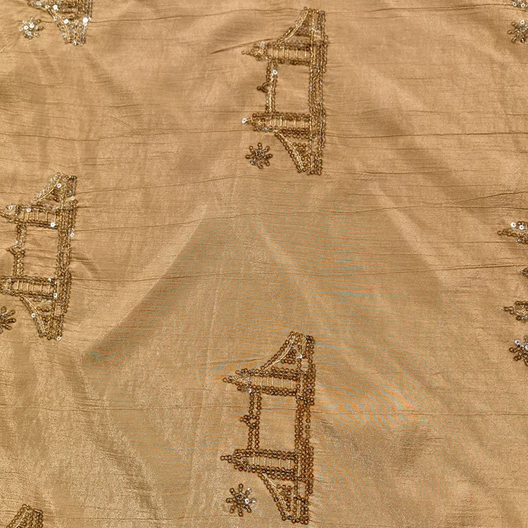 Abstract Geometric Jacquard Tencel Fabric - 029-2