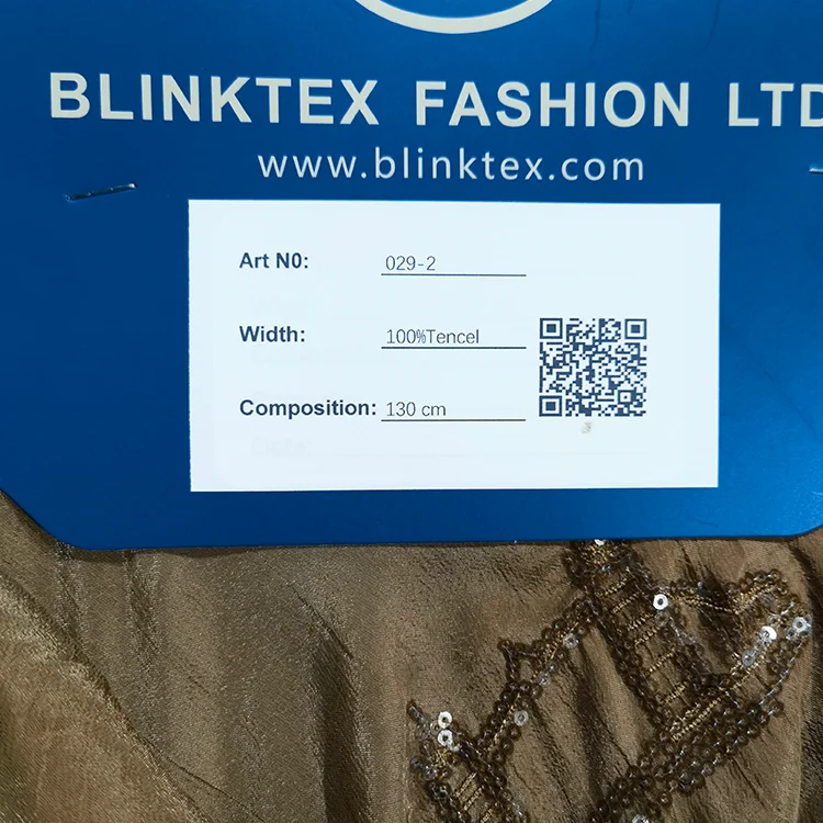 Abstract Geometric Jacquard Tencel Fabric - 029-2