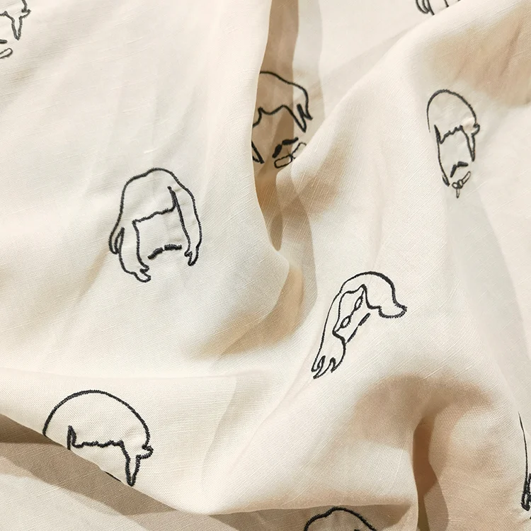 Micro Floral Jacquard Tencel Fabric - 030-2