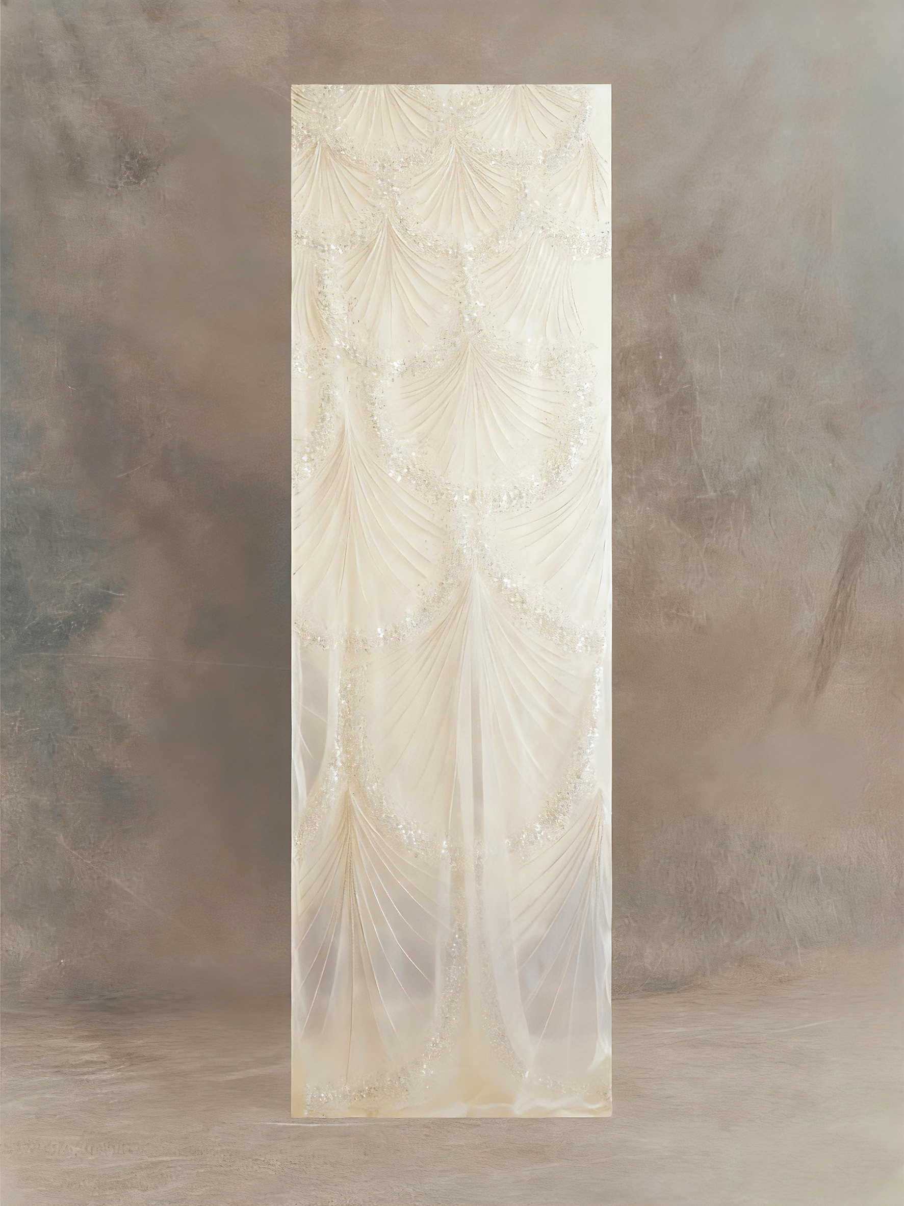 FT25-067 Glamorous Art Deco Beaded Lace for Great Gatsby Wedding Gowns