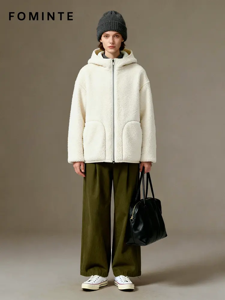 WholesaleSherpa Fleece Full-Zip Hoodie - FM0302000085