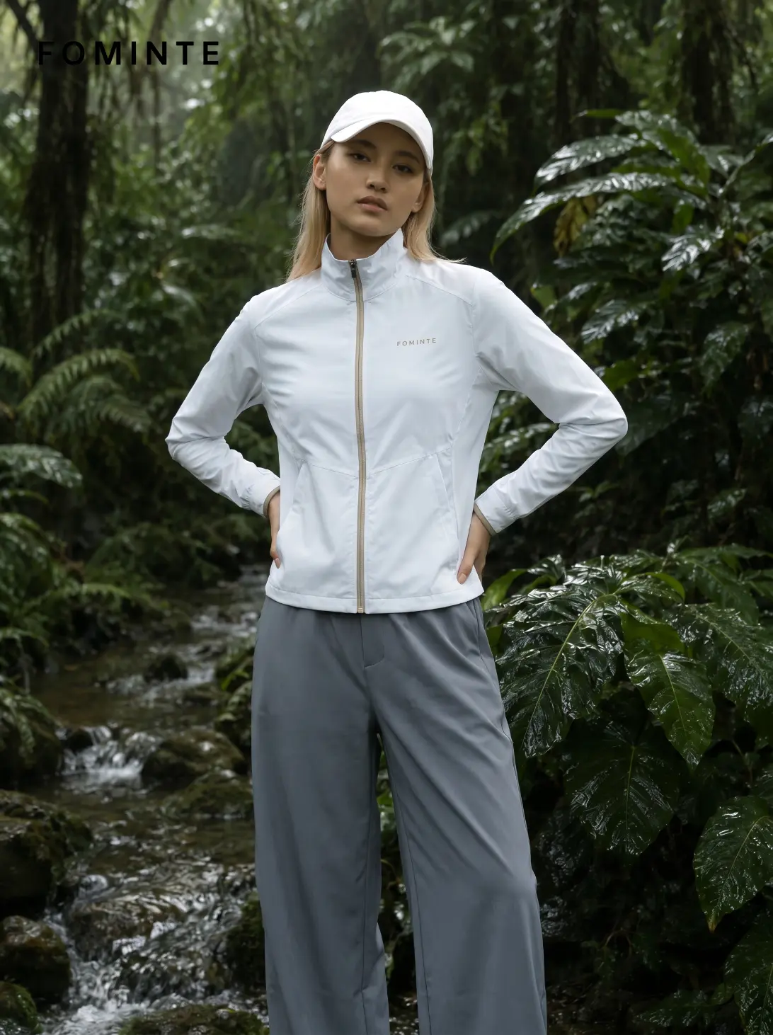 Women's Alpine Blue Stand Collar Softshell Jacket