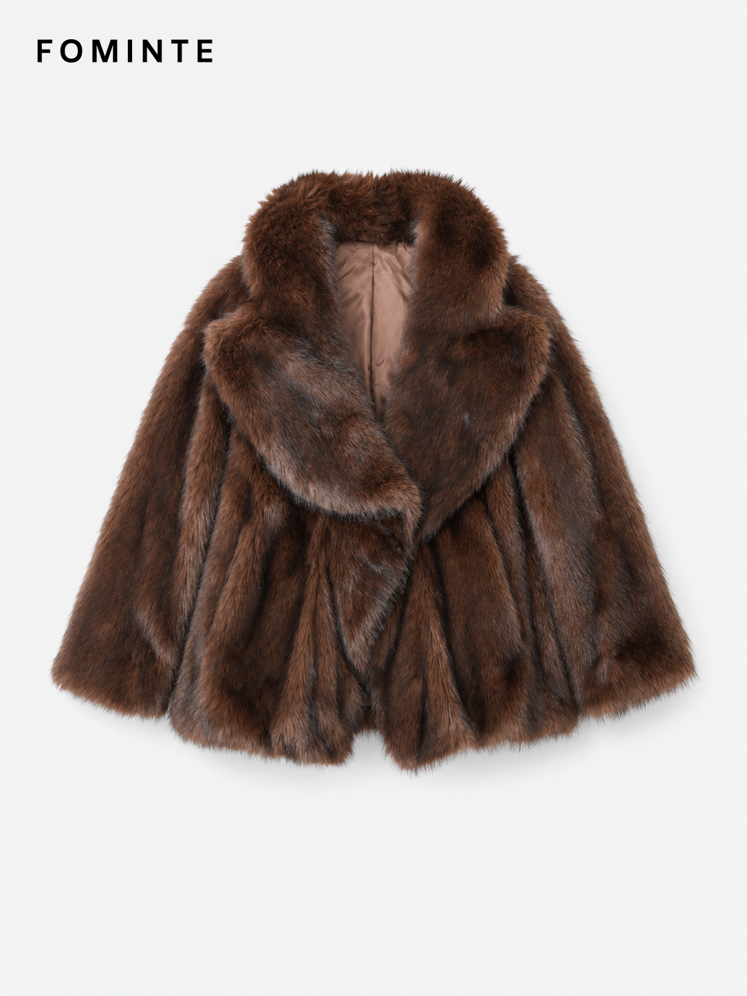 Wholesale Faux Beaver Fur Coat with Hood - FM0202000062