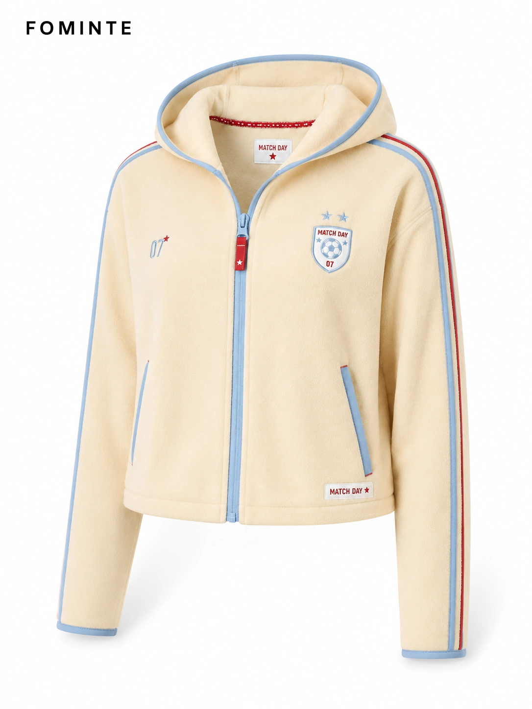 World Cup Fleece Jacket - Goose Yellow Cotton Wholesale