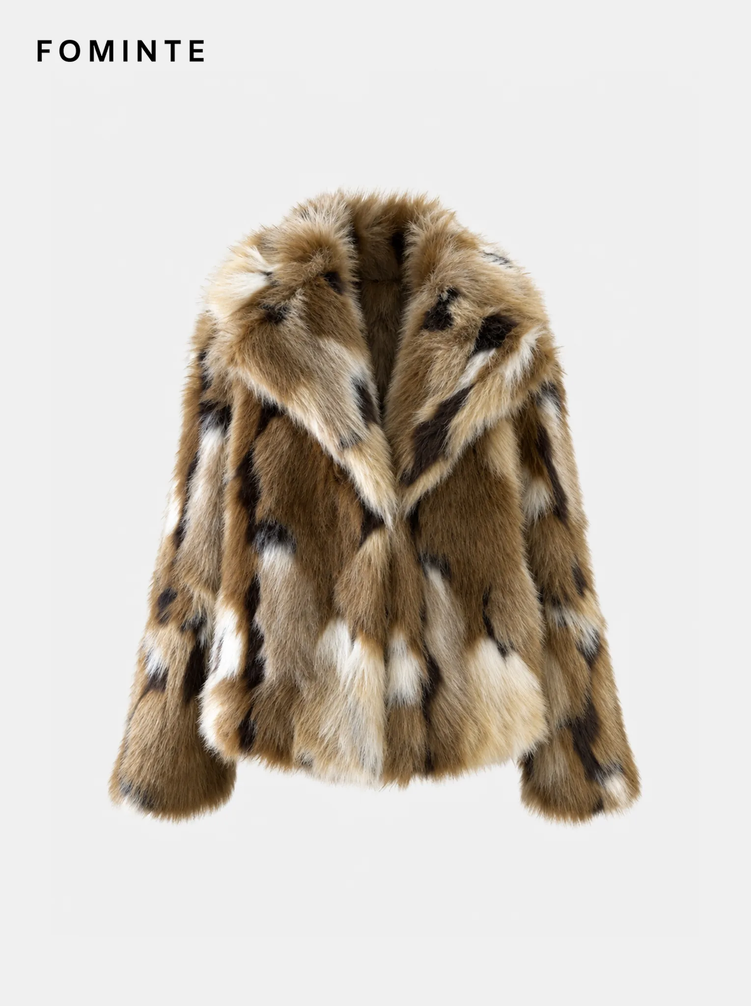 Dark Chocolate Hooded Heavyweight Faux Fur Parka