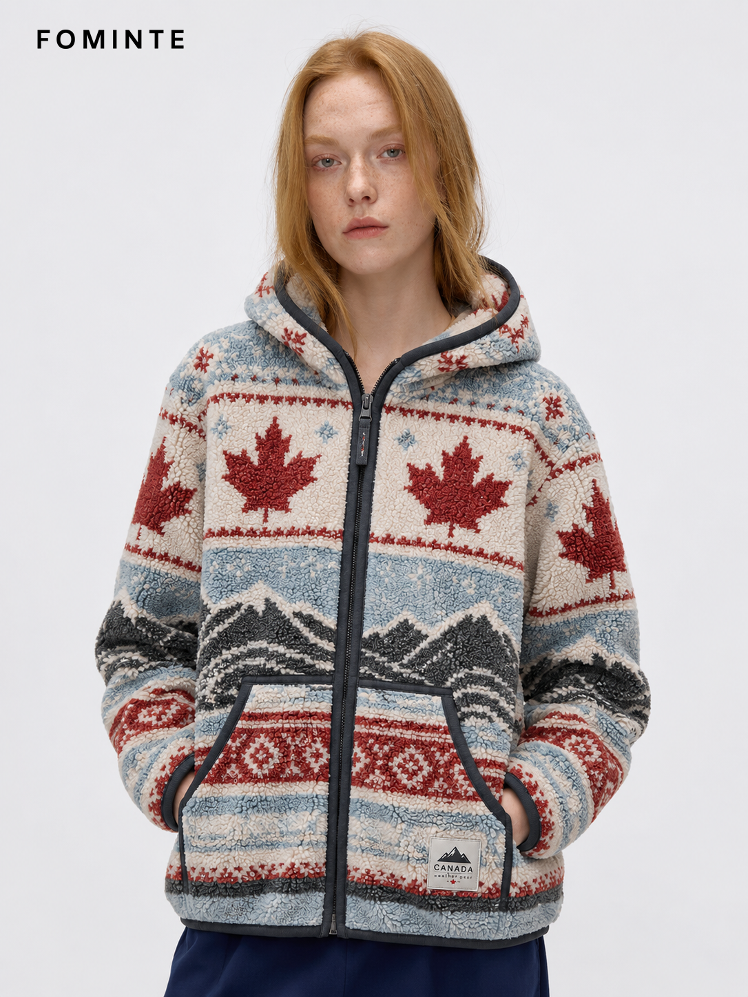 World Cup Full Print Fleece Jacket - Wholesale Custom Sportswear