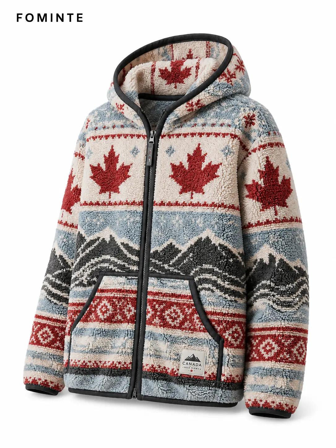 World Cup Full Print Fleece Jacket - Wholesale Custom Sportswear