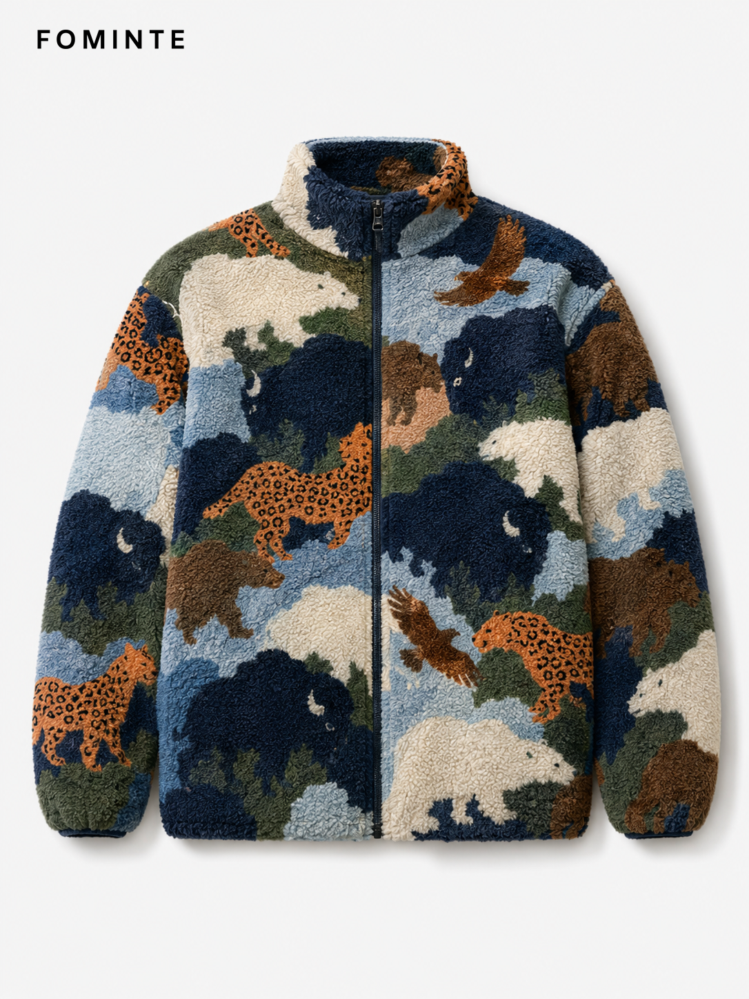World Cup Full Print Fleece Jacket - Wholesale Custom Sportswear